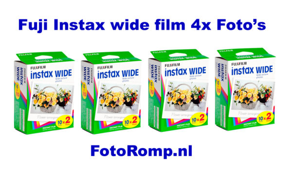 Fujifilm instax wide 4pack 10x2 aanbieding-0