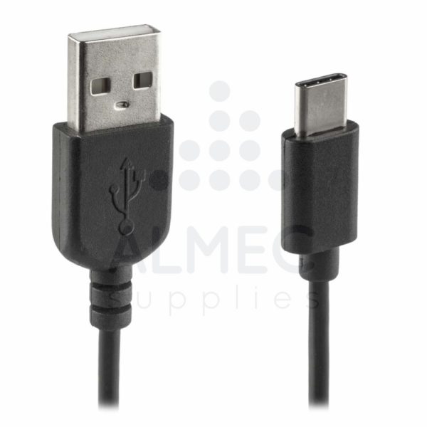 Data en laadkabel USB-C 1m zwart-0